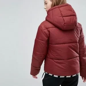 Nike Short Padded Jacket With Branded Waistband